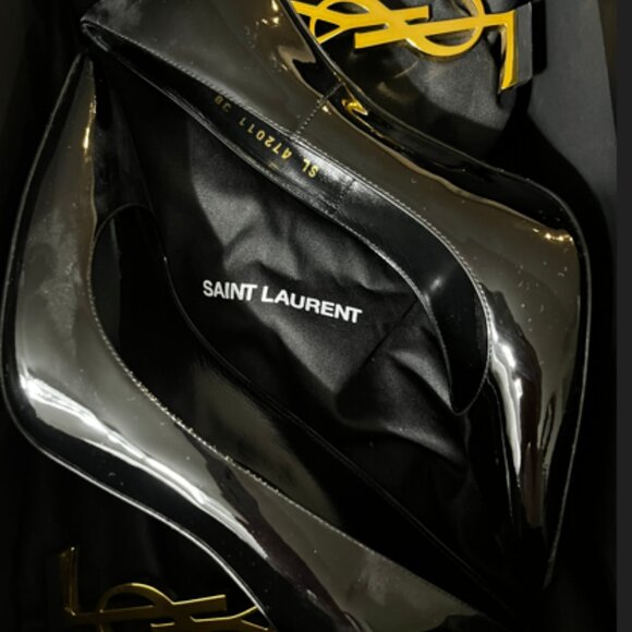 Saint Laurent Opyum 110 patent leather pump - SIZE 8 - Picture 3 of 8